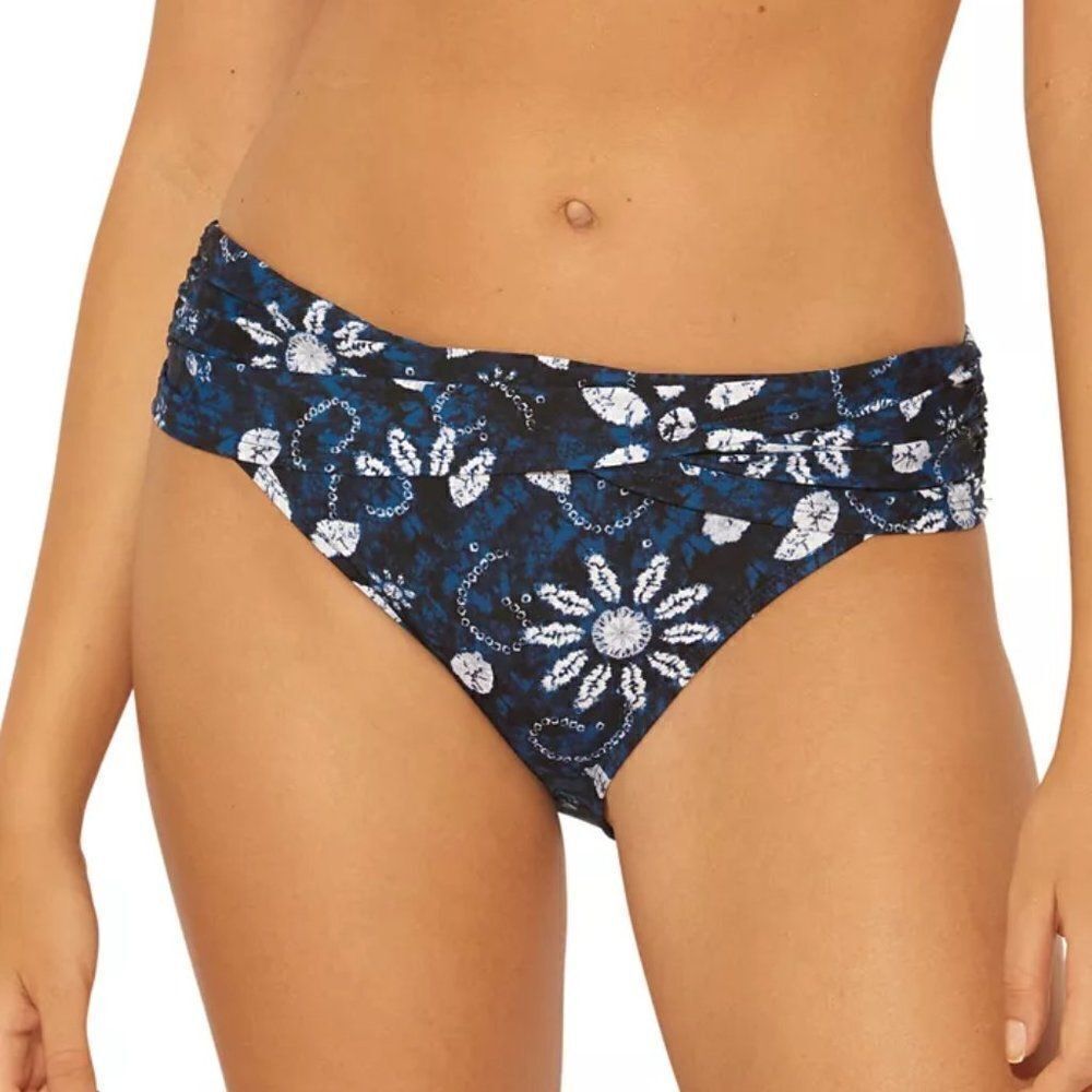 Bleu Rod Beattie Printed Sarong Bikini Bottoms
